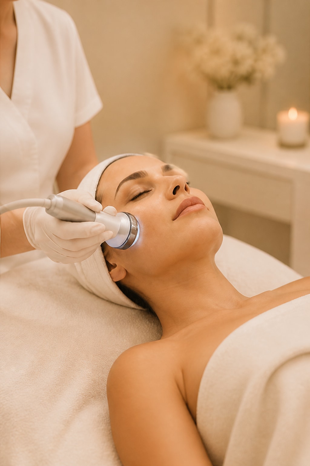 Facial cleansing treatment at Lovella Beauty
