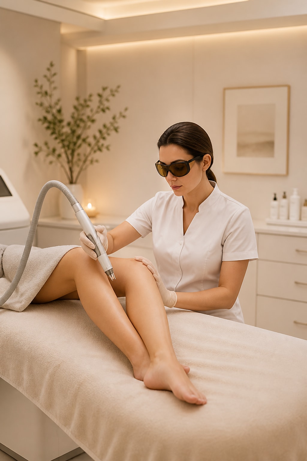 SHR laser hair removal treatment at Lovella Beauty